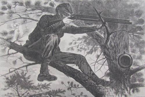 The Sharpshooter (from Harper's Weekly, November 15, 1862)