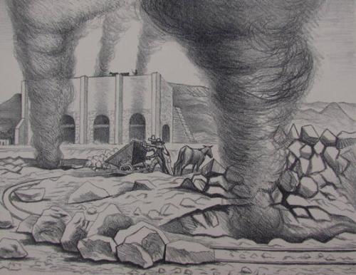 Lime Kilns, from Mexican Art, A Portfolio of Mexican People and Places