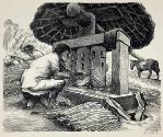 Grinding Sugar Cane, from Mexican Art, A Portfolio of Mexican People and Places