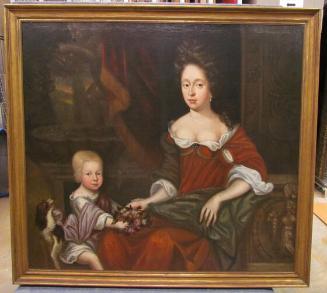 Portrait of a woman and a child