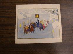 Untitled (Christmas Card With Woman Carrying Star Sign)