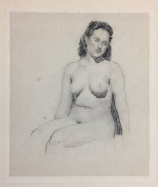 Seated Brunette Nude