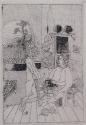 Untitled (2 Figures W/ Checkerboard, 2nd State)