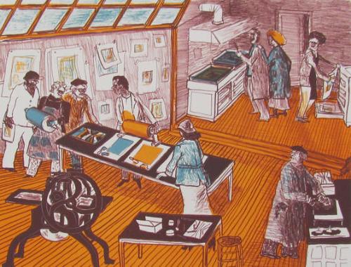 History of Printmaking: Hayter Discovers Viscosity