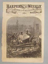 The Rebels Outside Their Works at Yorktown (from Harper's Weekly, May 17, 1862)