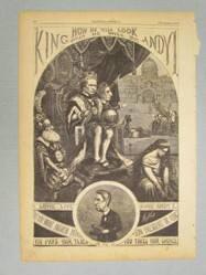 King Andy (from Harper's Weekly November 3 1866)
