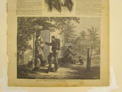 'The Halt' -- A Scene in the Georgia Campaign (from Harper's Weekly June 30, 1866)