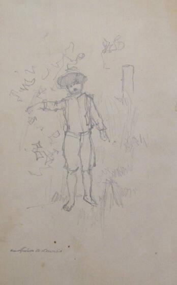 Boy with Outstretched Arm
