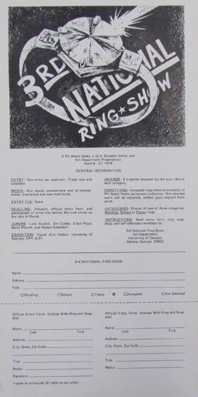 Call for entries 3rd National Ring Show