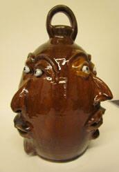 Three-face jug