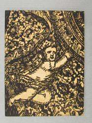 Woodblock for Putto Power