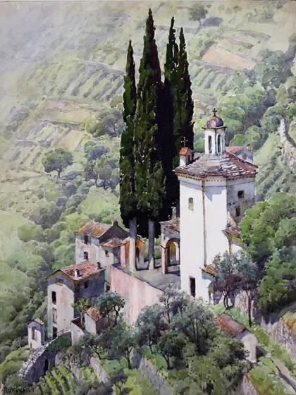 Church Near Menaggio, Lake Como