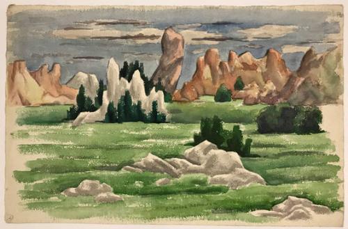 Untitled (Western Scene)