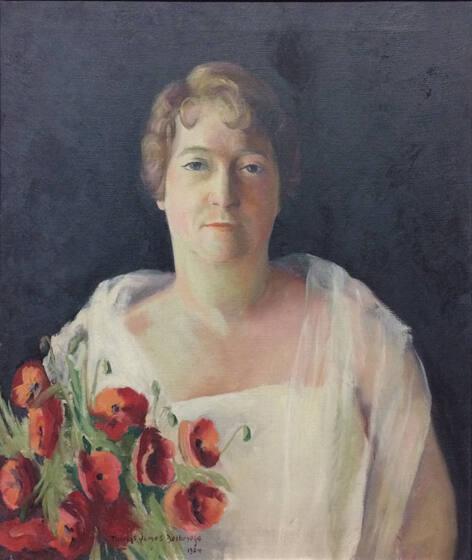 Portrait of Moina Michael