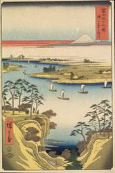 Wild Goose Hill and the Tone River, from Thirty-six Views of Mt. Fuji