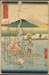 The Sagami River, from Thirty-six Views of Mt. Fuji