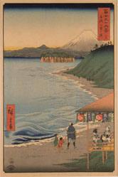The Seven Ri Beach in Sagami Province, from Thirty-six Views of Mt. Fuji