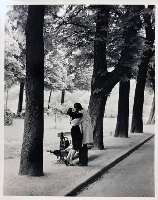 Paris (Couple Kissing by Trees)