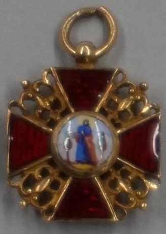 Miniature cross of the Order of Saint Anna Cartier (?)