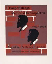 Casper Banjo Memorial Retrospective exhibition poster