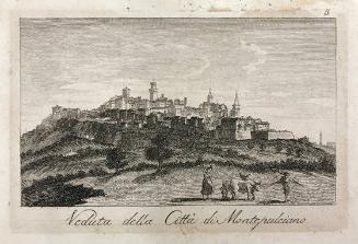 Veduta della Cittá di Montepulciano