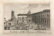 Veduta della Piazza d'Arezzo