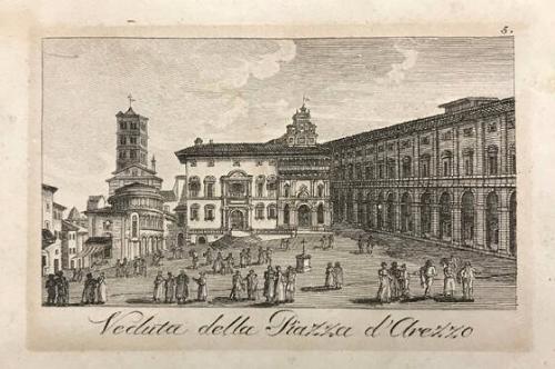 Veduta della Piazza d'Arezzo