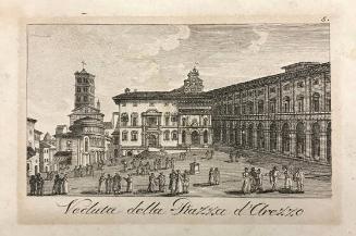 Veduta della Piazza d'Arezzo