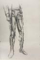 Untitled, drawing for the mural The Importance of San Antonio in Texas History