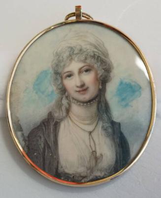 Miniature portrait of Princess Anna Grigorievna Belosselsky-Belozersky, née Kozitskaia