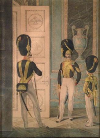 Privates and sergeant of the Palace Grenadiers