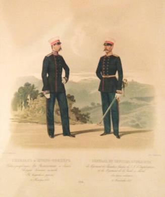 General and Headquarter Officer of the Chevaleir Guard in Regular Uniform from 30 November 1855