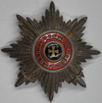 Silver Star with Swords for the Order of Saint Vladimir